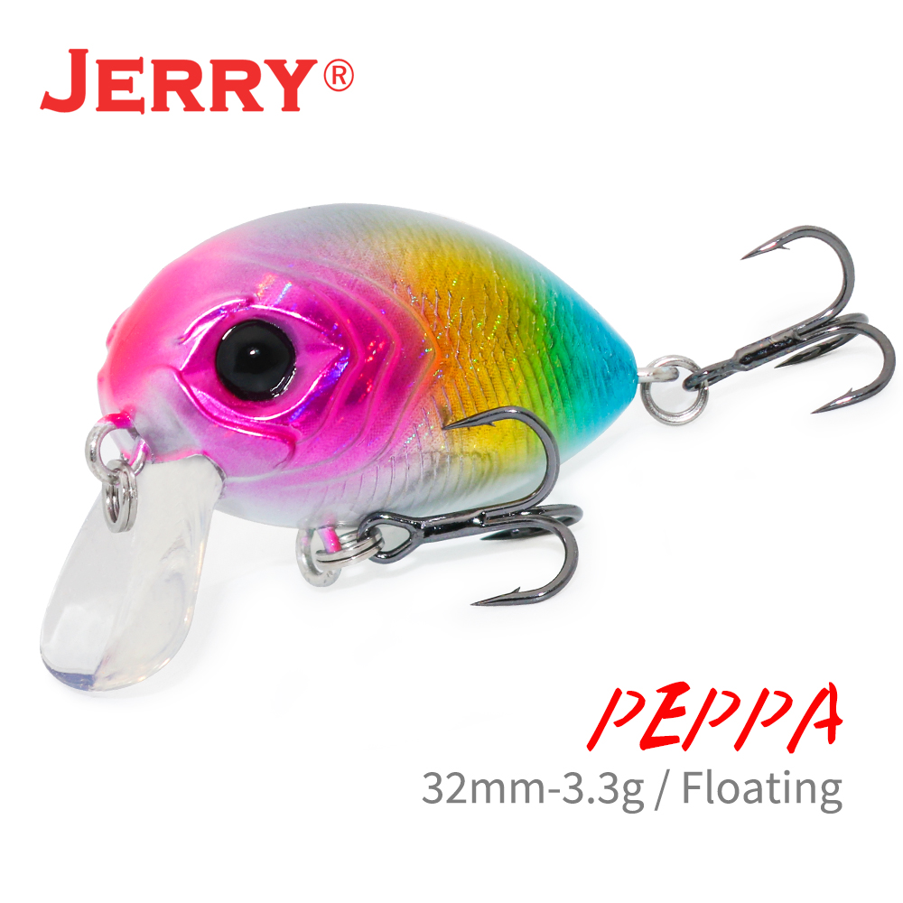 Fishing Lure Crankbait - Jerry Peppa Wobbler Lure Floating Sea