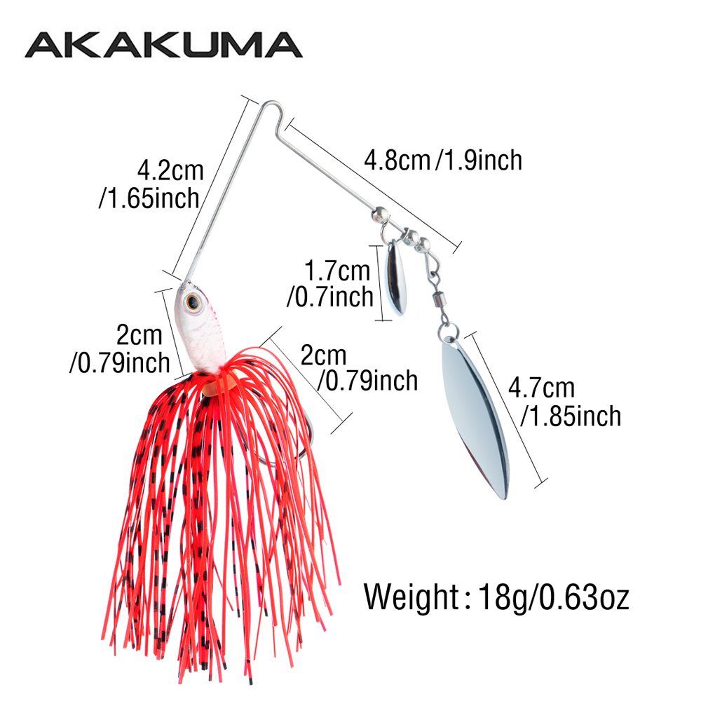 4pcs 18g Spinnerbait Fishing L - Fishing Lure Blade Bait ulasan dan harga