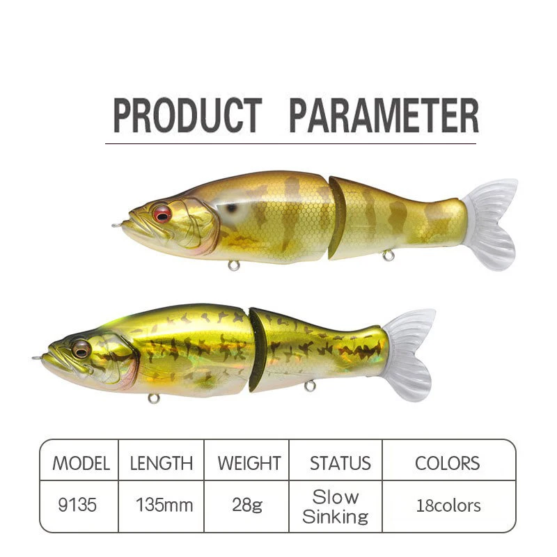 Swimbait Fishing Lure 135mm 31 - Fishing Lure Jerkbait ulasan dan harga