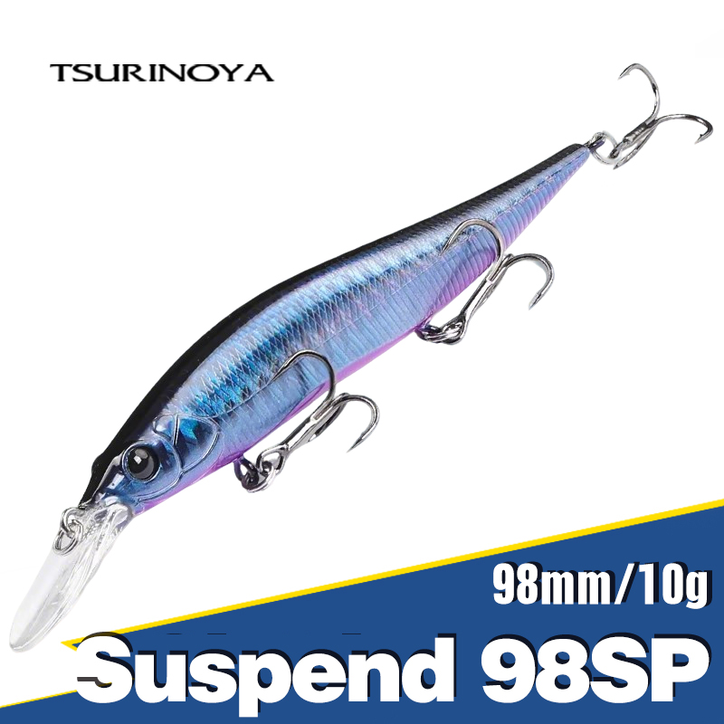 TSURINOYA Suspend Minnow AUROR - Fishing Lure Spinnerbait ulasan dan harga