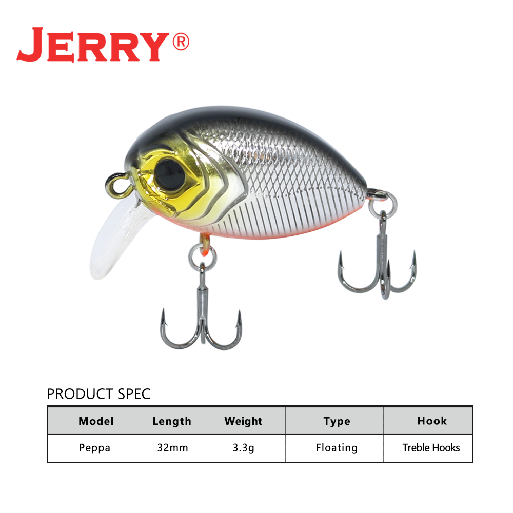 Jerry Peppa Wobbler Lure Float - Fishing Lure Crankbait ulasan dan harga