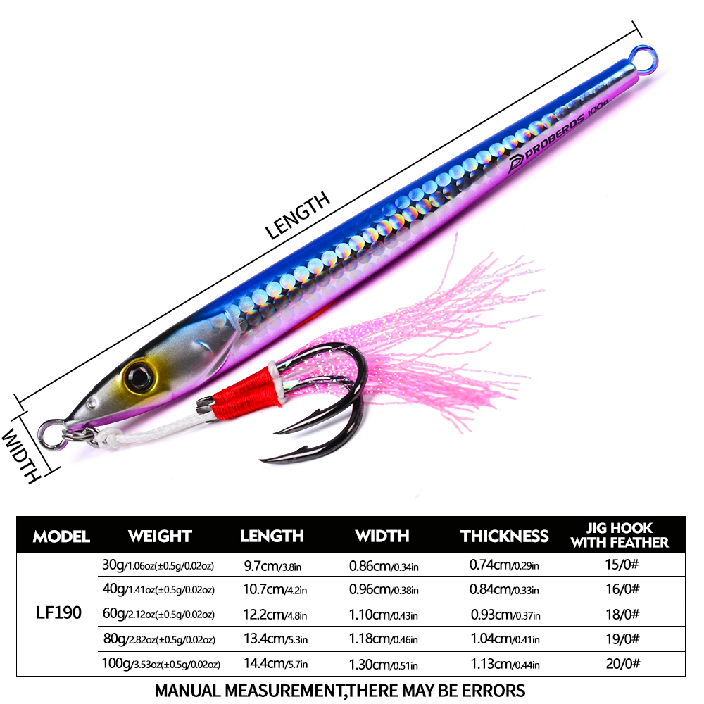PROBEROS 30-100g Fast Sinking  - Fishing Lure Buzzbait ulasan dan harga