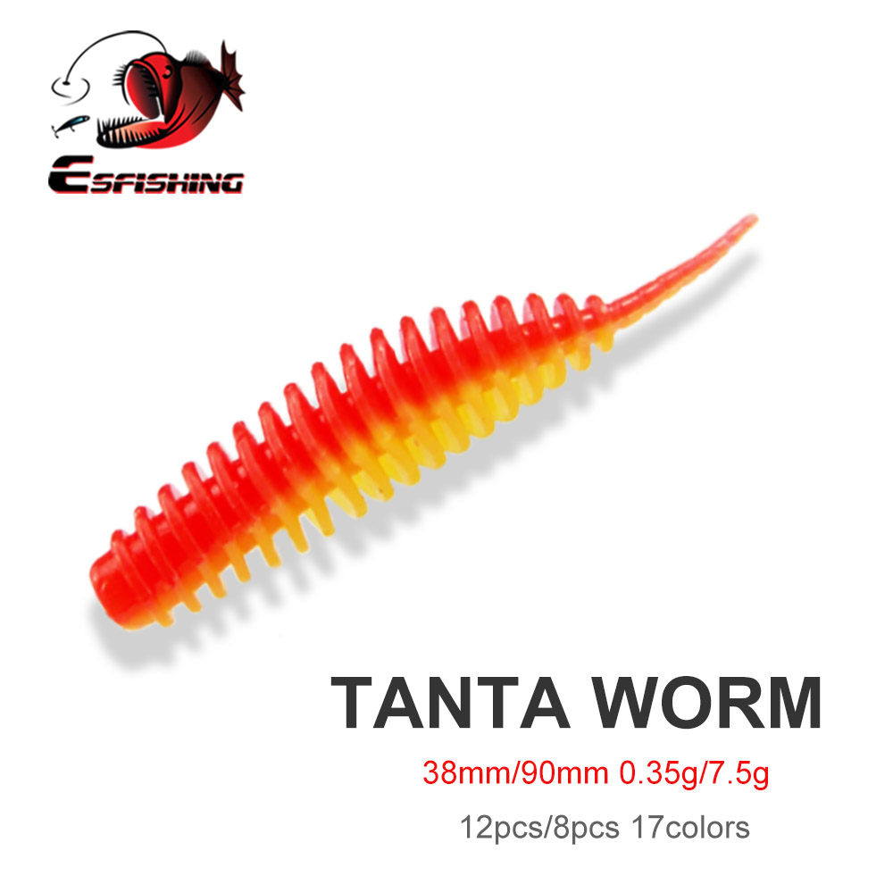 ESFISHING Fishing Worm Bait Lu - Fishing Lure Spoon ulasan dan harga