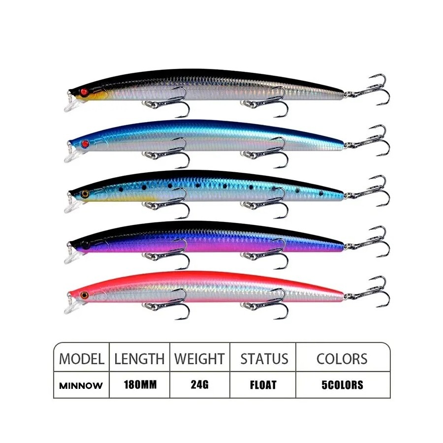 Laser Minnow Fishing Lure 18cm - Fishing Lure Crankbait ulasan dan harga