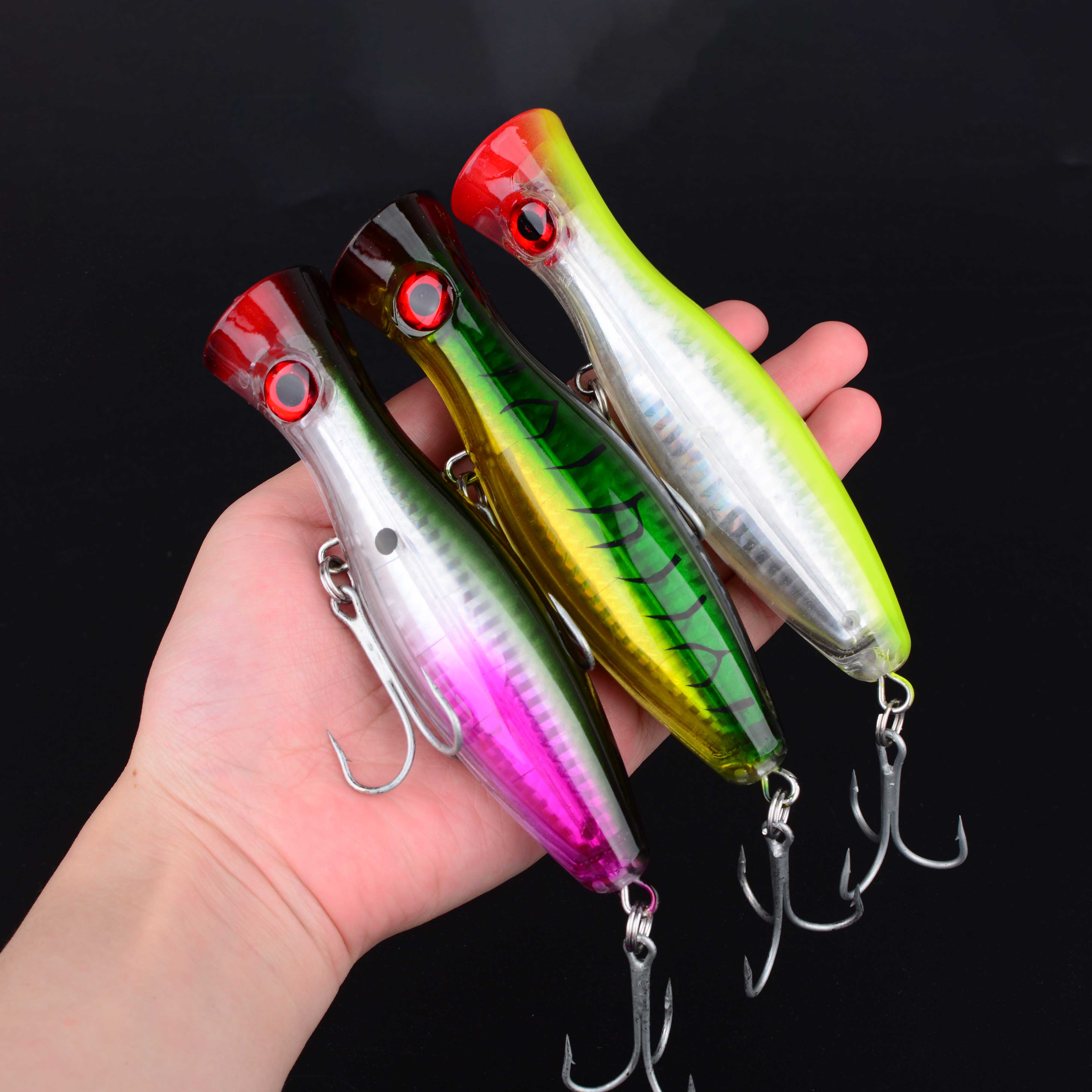 1pc 13CM 42g Big Popper Floati - Fishing Lure Topwater ulasan dan harga